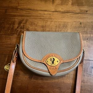 Vintage grey Dooney & Bourke shoulder purse